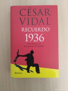 Livros em segunda mão: RECUERDO 1936. César Vidal